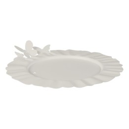 Arti e Mestieri 2 sottopiatti Butterfly avorio Ø 35 cm