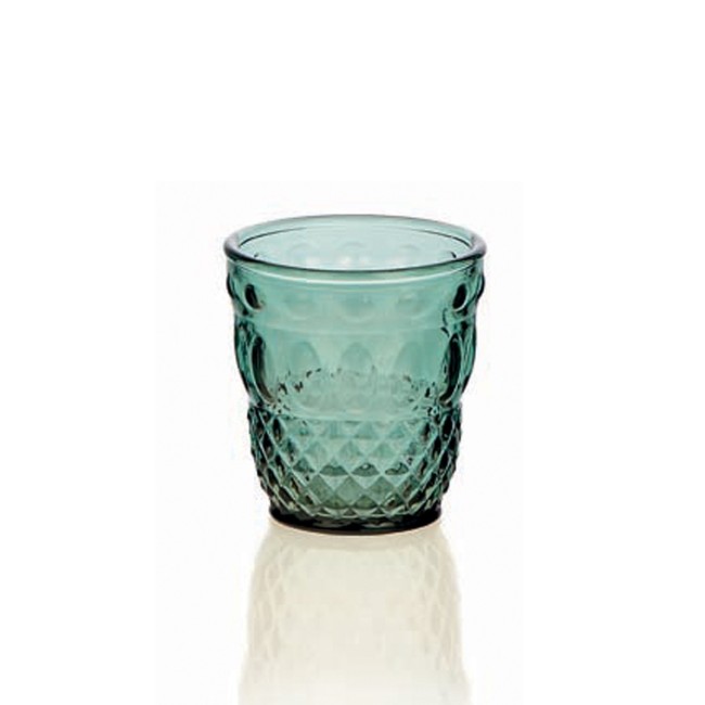 SER LAPO SET 6 BICCHIERE ACQUA VERDE PAVONE CL.28