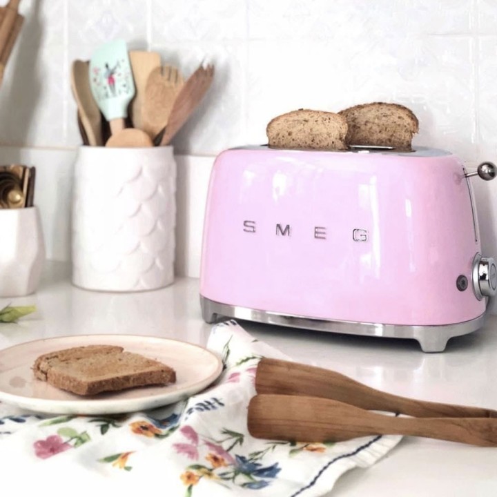 Smeg Tostapane 50's Style 2 fette rosa