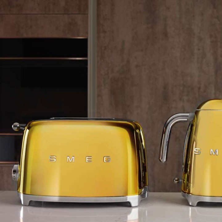 Smeg Tostapane 50's Style 2 fette oro