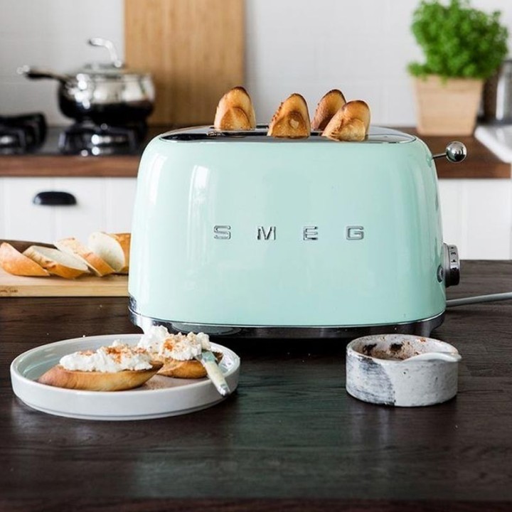 Smeg Tostapane 50's Style 2 fette verde pastello