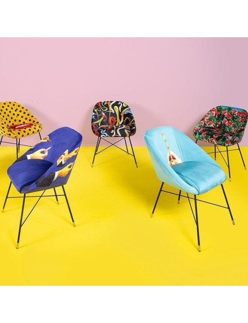 Padded Chair "Shit" – Sedia Imbottita Iconica...