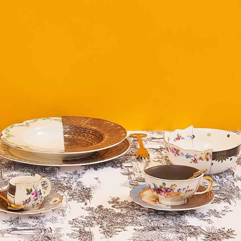 TAZZA DA T? CON PIATTINO IN PORCELLANA "HYBRID-KER