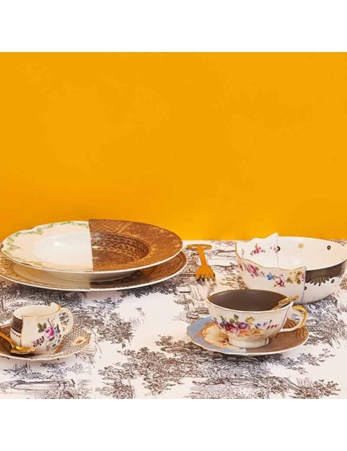 TAZZA DA T? CON PIATTINO IN PORCELLANA "HYBRID-KER