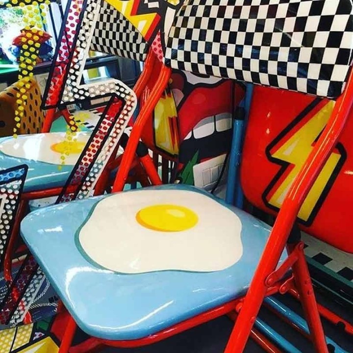 Seletti Sedia pieghevole Folding Chair Egg