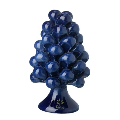 Pigna Media Blu Gli Alberelli Portafortuna in Ceramica...