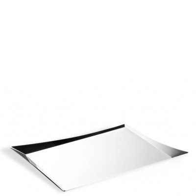 Candida Celiento - Elleffe Design, vassoio in acciaio inox 52x40cm