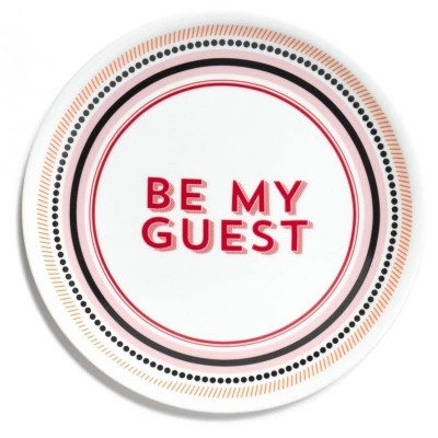 Bitossi piatto pizza "Be my guest"