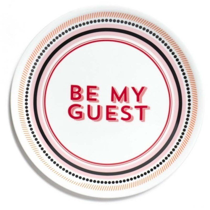 Bitossi piatto pizza "Be my guest"