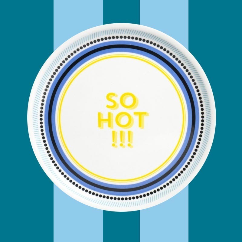 Piatto pizza "So hot!!!" di Bitossi