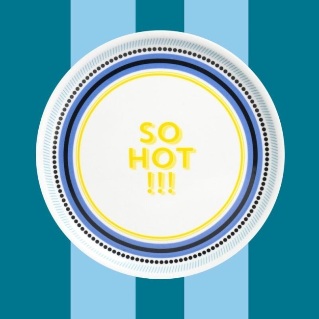 Piatto pizza "So hot!!!" di Bitossi