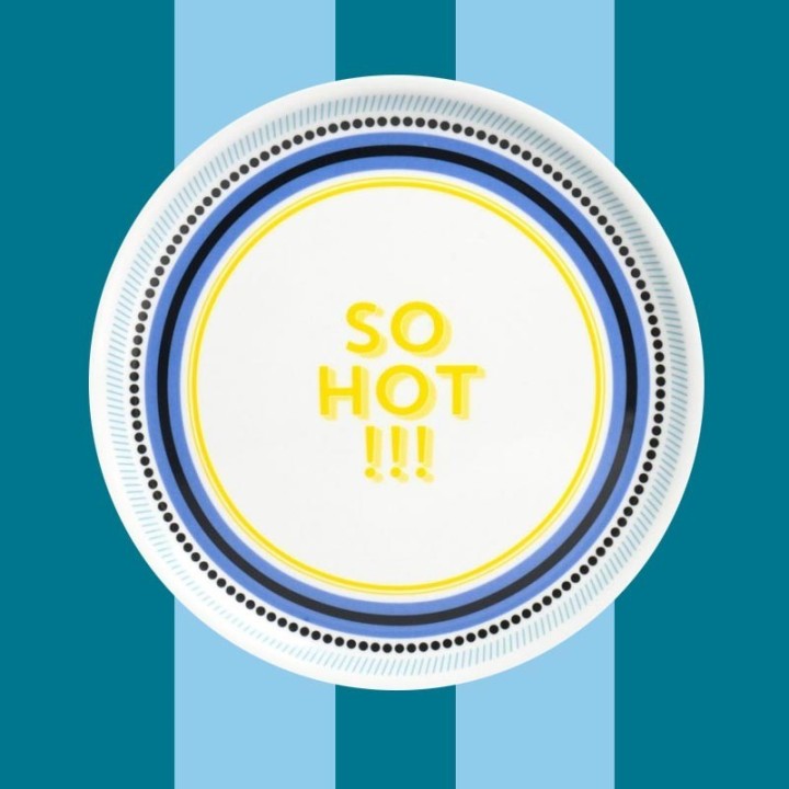 Piatto pizza "So hot!!!" di Bitossi
