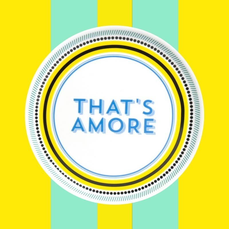 Bitossi Piatto Pizza That's Amore