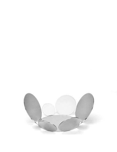 Candida Celiento - Elleffe Design, cestino in acciaio inox Ø 34cm Candida Celiento - Elleffe Design, cestino in acciaio inox Ø 34cm