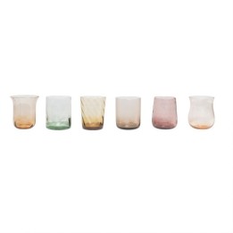 Bitossi Set 6 Tumbler ambra/rosa