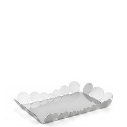 Candida Celiento - Elleffe Design, vassoio in acciaio inox 39x27CM
