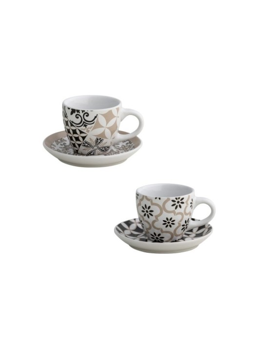 Set 2 Tazzine da Caffè Alhambra Brandani in Stoneware – Cod. 53180