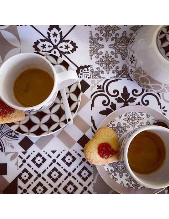 Set 2 Tazzine da Caffè Alhambra Brandani in...