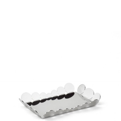 Elleffe Design - Vassoio in acciaio inox 33x23cm