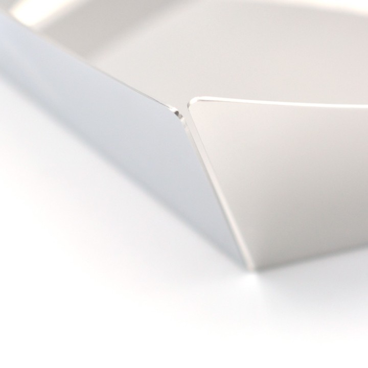 Elleffe Design Cestino in acciaio inox 31 × 31 cm