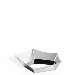 Elleffe Design - Cestino Vela in acciaio inox 22x22cm