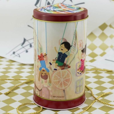 Barattolo Carillon Girotondo Metal Brandani 10x17 cm 2