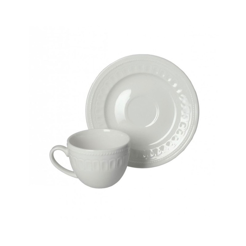 TAZZINA CAFFE SENZATEMPO SET 2 PZ NEW BONE CHINA