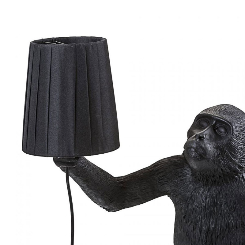 Paralume in poliestere "Monkey Lamp" di Seletti con scimmia