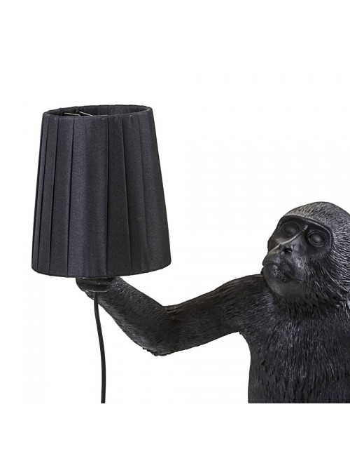 Paralume in poliestere "Monkey Lamp" di Seletti con scimmia