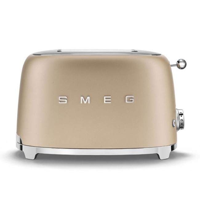 SMEG TOSTAPANE 2FT CHAMPAGNE MATTO
