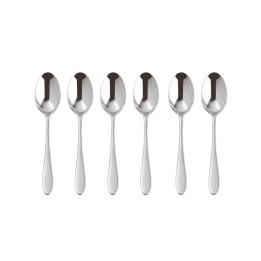 Sambonet Set di 6 cucchiaini da caffè Velvet in acciaio inox