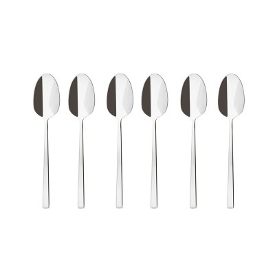 SET 6 CUCCHIAINI MOKA ROCK INOX