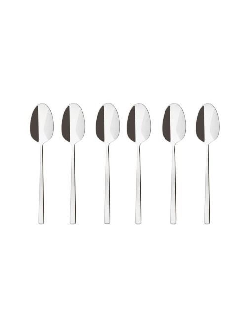 SET 6 CUCCHIAINI MOKA ROCK INOX