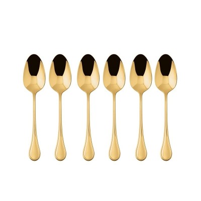 Confezione 6 cucchiaini Royal Gold Sambonet