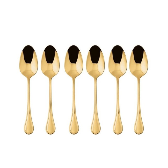 Confezione 6 cucchiaini Royal Gold Sambonet Confezione 6 cucchiaini Royal Gold Sambonet