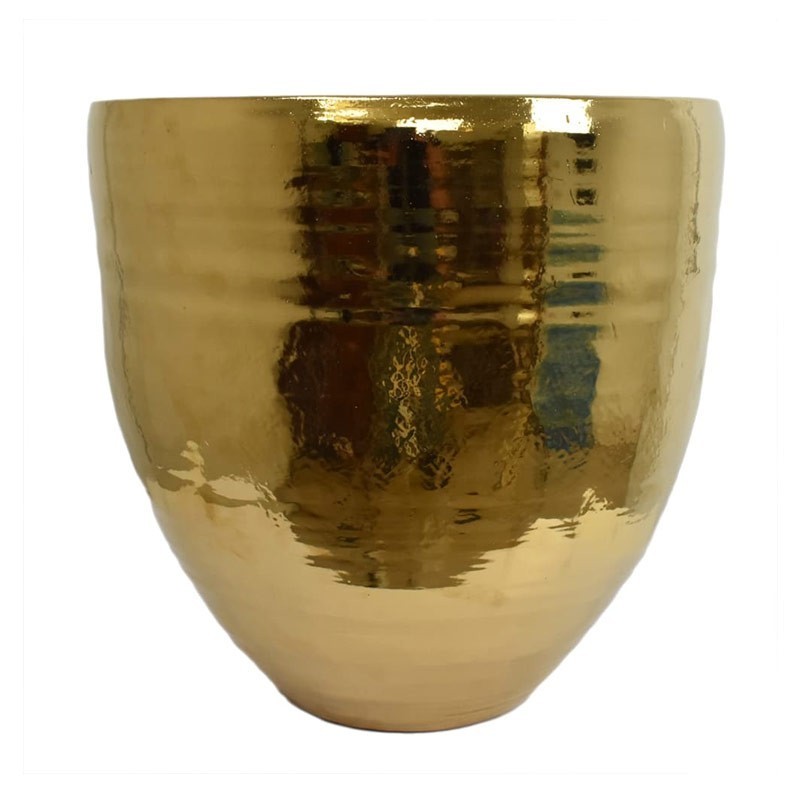 Vaso Fenice Svasato Gold H45 D43 - Enzo De Gasperi (EDG)