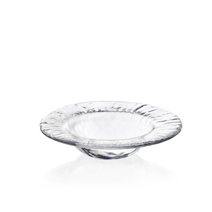 Ivv Piatto pasta Babilonia in vetro trasparente Ø 22 cm