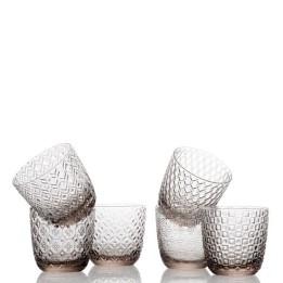IVV - Set 6 bicchieri acqua SIXTIES grigio