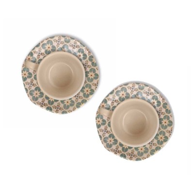 TAZZINA CAFFE LE CEMENTINE INFIORE SET 2 PZ GRES 2