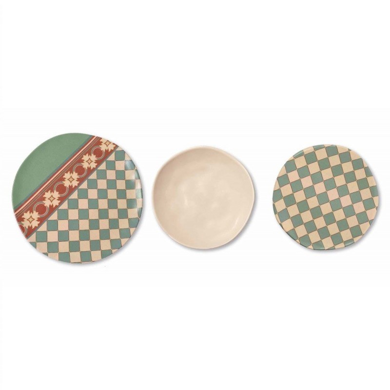 TAVOLA 18 PZ LE CEMENTINE QUADRELLA GRES