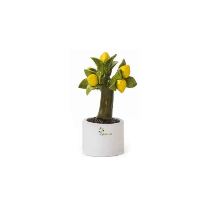 Gli Alberelli Alberello Allegro limoni porcellana 11 cm