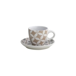 Brandani 2 tazzine da caffè Alhambra stoneware tortora