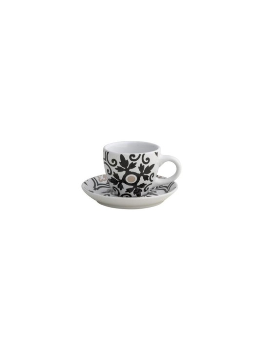TAZZINA CAFFE ALHAMBRA SET 2 PZ PORCELLANA
