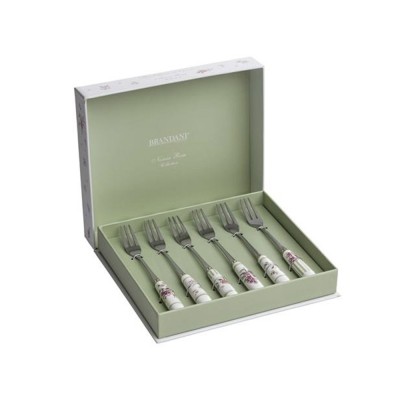 Brandani Forchettina Nonna Rosa Set 6 Pz Inox – Manico in... 2
