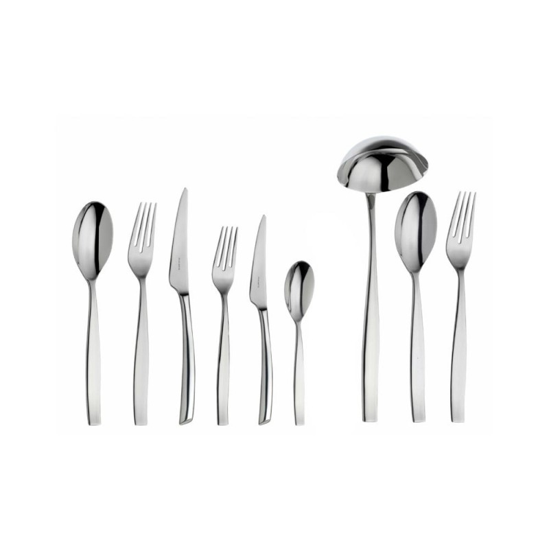 Set Posate Toscana Bugatti 75 Pezzi in Acciaio Inox 18/10