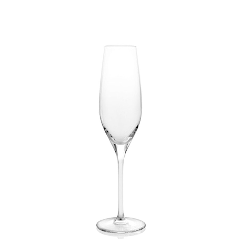 Candida Celiento - IVV, set 6 calici flute Vizio trasparenti