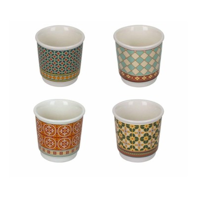 Set 4 Bicchierini Le Cementine Brandani in New Bone China...