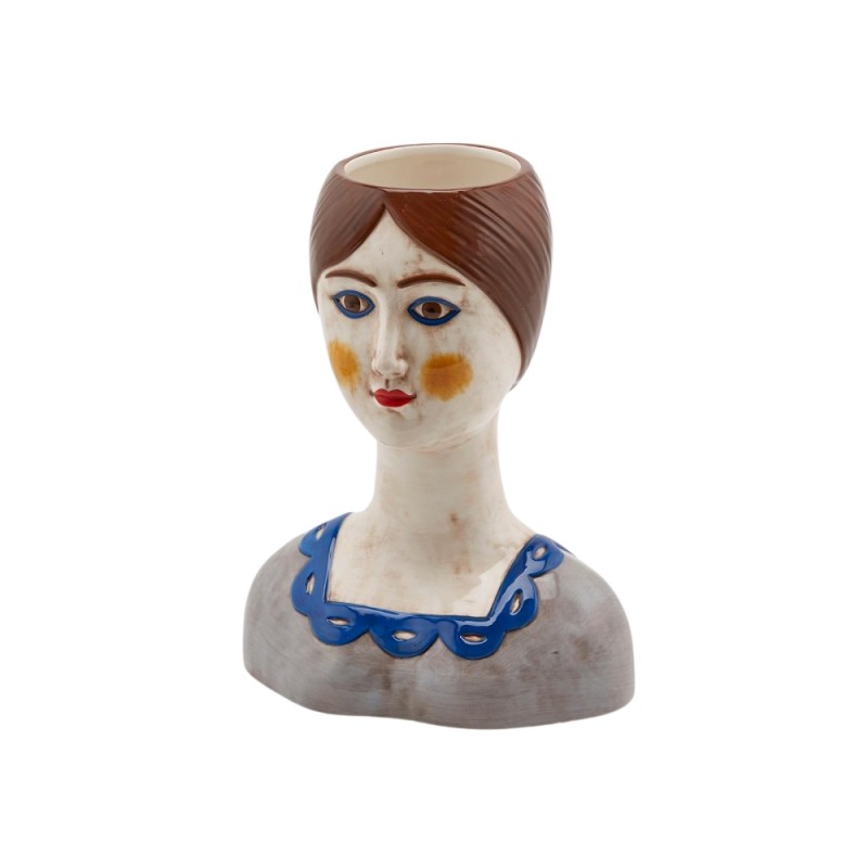 Vaso Faccia Lei Vintage H30 cm in Ceramica - Enzo De Gasperi (EDG)