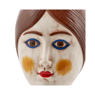 Vaso Faccia Lei Vintage H30 cm in Ceramica - Enzo De... 2
