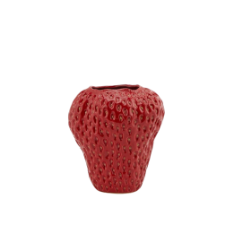 EDG Enzo De Gasperi Vaso Chakra Fragola rosso alto 26 cm